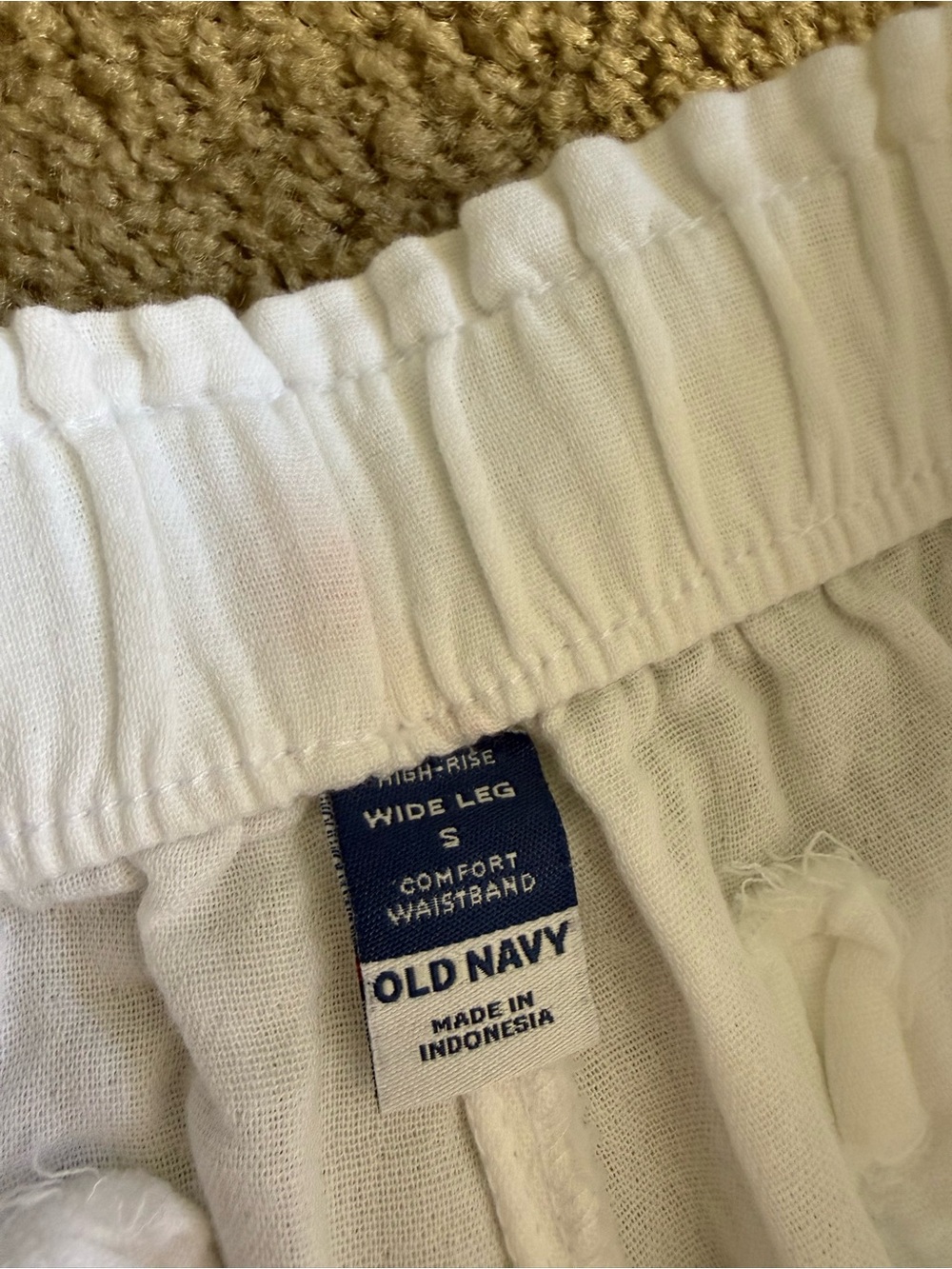 Old Navy Women’s Wide Leg Cotton Pants 🤍 - Picture 3 of 6